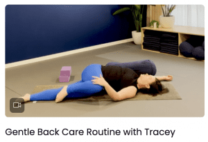 Gentle back care Yoga with Tracey